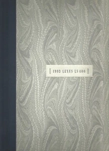 1993 Lexus LS 400 Verkaufsprospekt Katalog 93 US LS400 Celsior - Bild 1 von 1