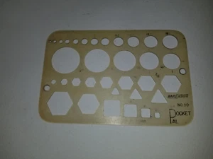 RapiDesign Vintage Pocket Pal No. 50 Another Time-Saver Template - Picture 1 of 1