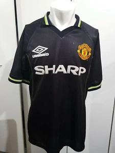 manchester united 1998 1999 third kit football Shirt Mens Size medium umbro vtg - Picture 1 of 9
