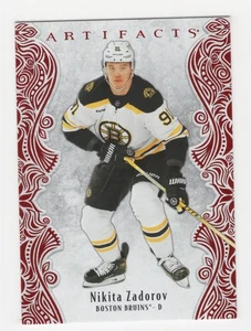 2025-26 UD ARTIFACTS HOCKEY RUBY RED 461/599 NIKITA ZADOROV BOSTON BRUINS #74 - Bild 1 von 2