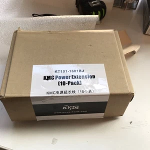 10 PACK KMC Power Extension CORDS Outlet Saver 125V 3 Prong 1 Foot Cord 13A NEW - Picture 1 of 4