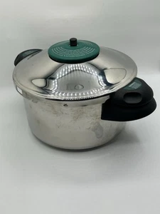 Kuhn Rikon Duromatic 4L Schnellkochtopf Schweiz INOX 18/10 Doppelgriff - Bild 1 von 10