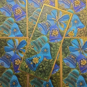 Vintage Hallmark Weihnachtskarten Lot 7 Karten 495FPX 9-1 - Bild 1 von 8