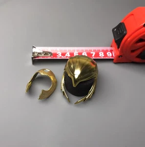 Helmet Figure 1/6 Hot Toys Golden Armor Wonder Woman 5.0 HT MMS578 Collectible - Picture 1 of 1
