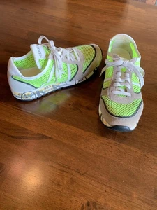 Premiata Sneakers Gr. 40 Leder Textil leuchtend gelb grau ausgefallen TOP - Bild 1 von 7