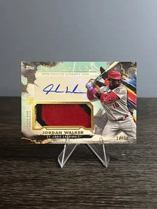 2023 Topps Inception Jordan Walker RPA 3 Color Patch Auto 34/50 RC Cardinals - Picture 1 of 11