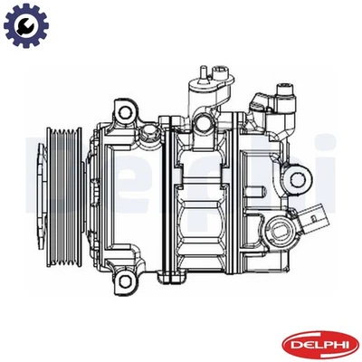 COMPRESSOR AIR CONDITIONING CS20529 FOR VW BORA/IV JETTA/VI/CLASICO CBPA 2.0L - Image 1 of 4