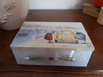 Boite en metal rectangulaire TBE - Photo 1/2