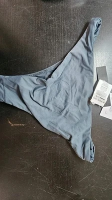 O'Neill Saltwater Solids Rockley Xsmall Dark Charcoal Bikini Bottoms Women's - Image 1 of 4