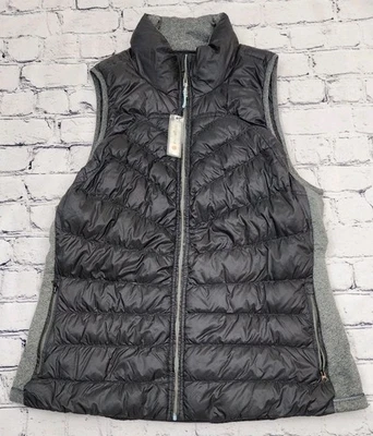 Chaleco Mandarina Mujer Grande Negro Plumón Ligero Informal Damas Aire Libre Foto 1 de 4