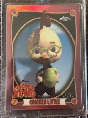 2025 Topps Disney Chrome Chicken Little Refractor CL-1  /10 - Image 1 of 2