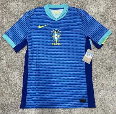 Camiseta de fútbol visitante Nike auténtica ADV Brasil 2024/25 NUEVA talla M FJ4269-458 Foto 1 de 4