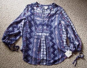 Liz Claiborne Bluse Damen Gr. XL Langarm halbtransparent Neu mit Etikett - Bild 1 von 6