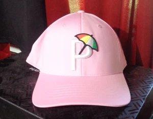 PINK PUMA GOLF HAT LIMITED EDITION ARNOLD PALMER LOGO SNAPBACK ADJUSTABLE NWT - Picture 1 of 1