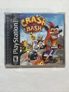 Crash Bash (Sony PlayStation 1, 2000) PS1 CIB custodia e manuale originali - Foto 1 di 5