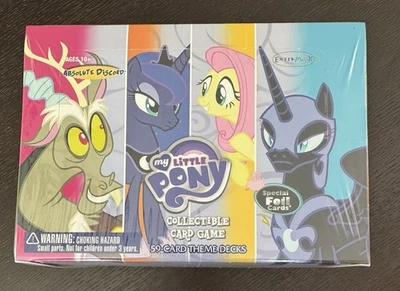 My Little Pony CCG 'Absolute discord' Theme Deck 8ct Display Box -8 decks - Image 1 of 4