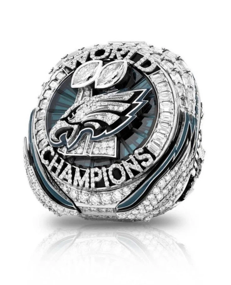 CHAMPION Limited Edition Philadelphia Eagles Super Bowl LIX Ring, Hurts Wings Pop