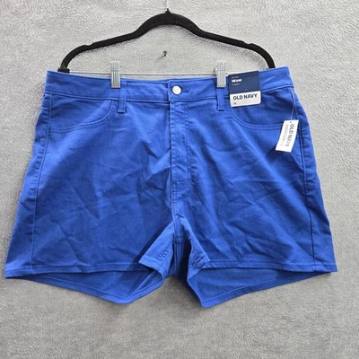 Old Navy Women Shorts 16 Blue Chino Twill High-Rise WOW Shorts NWT - Image 1 of 4