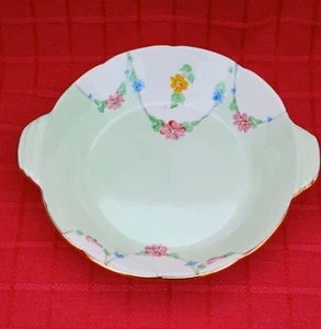 Piatto Dutter China Grafton Fine Bone Vintage anni '30 Base Come Nuovo con Fiori 2° Q - Foto 1 di 8
