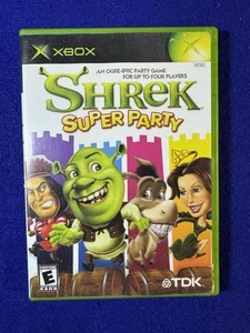 Authentic Shrek: Super Party Microsoft Xbox 2002 CIB Komplett Videospiel - Bild 1 von 5