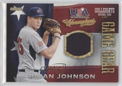 2013 Panini USA Baseball Champions Game Gear Jerseys Brian Johnson #7 - Image 1 of 2