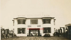 Photo 1936 Don Cafe Restaurant Central Pier Pavilion Morecambe Lancaster England - Picture 1 of 3