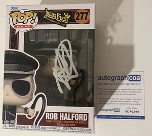 Rob Halford Autograph - Signed Rob Halford Funko Pop Vinyl - Judas Priest - Coa - Picture 1 of 6