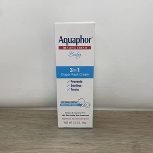 Aquaphor Baby Heilcreme 3 in 1 Windelausschlag Linderung 3,5 Unze - Bild 1 von 6