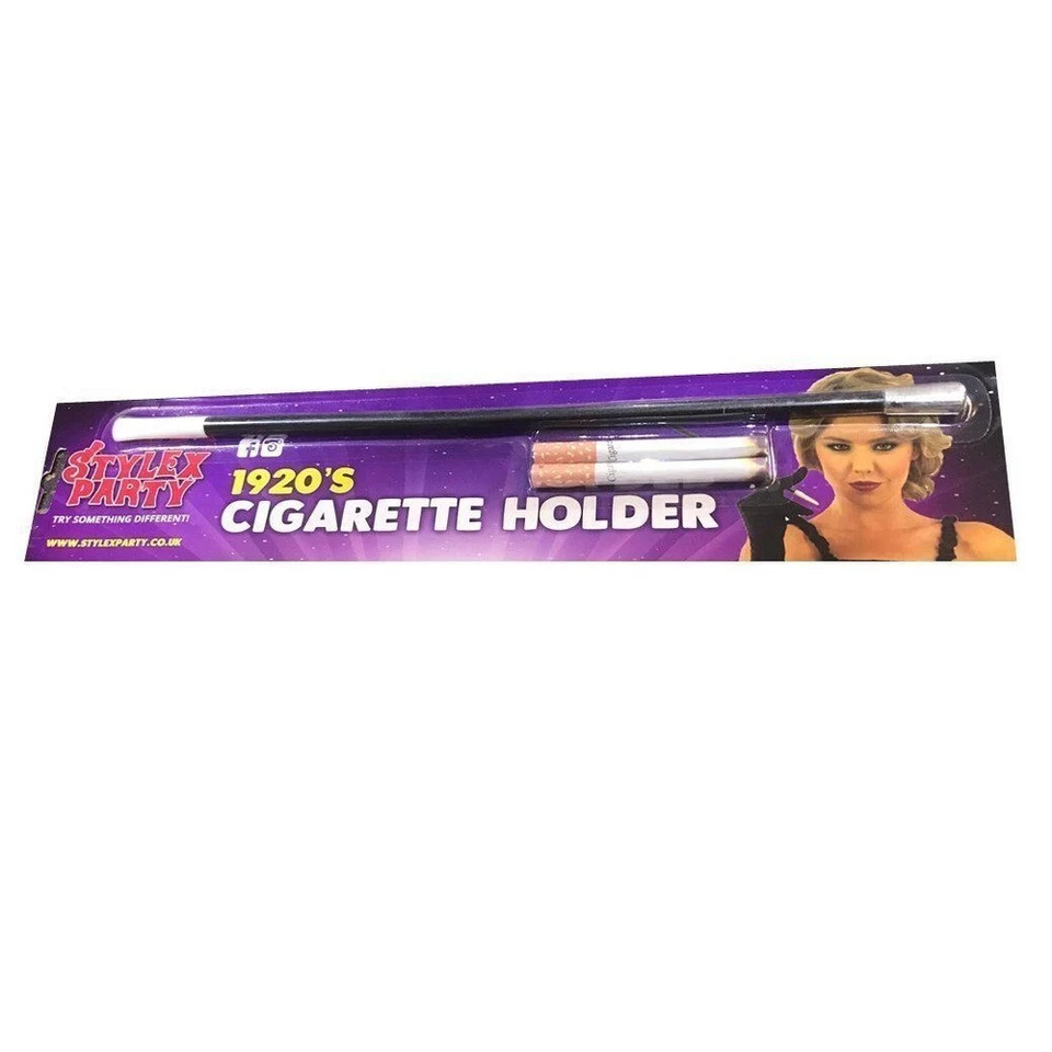 STYLEX PARTY Fake Cigarette Holder Fancy Dress Accessories Costume Party 2 Cigarettes Holder
