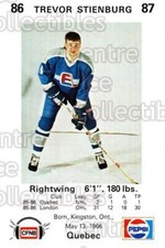 1986-87 Fredericton Express #25 Trevor Steinburg