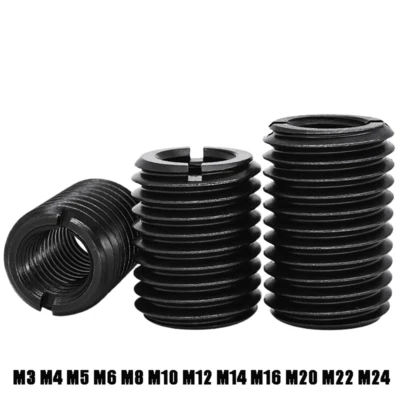 45# Kohlenstoffstahl Gewindeeinsätze Selbstschneidend Gewindereparatur Einsatz - Bild 1 von 4