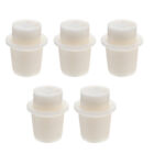 5 Pcs Silicone Lab Stopper T-Shaped High Temp Sealing Plug for Flask Test Tube