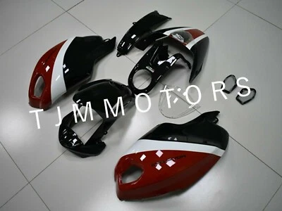 Carenado de carrocería molde de inyección ABS negro rojo para Ducati Monster 696 796 1100 Foto 1 de 4
