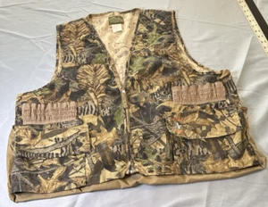 Quail Unlimited Dove Hunting Vest – Realtree Woodlands Camo – Size XL– Mesh Back - Picture 1 of 9