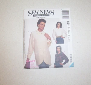 Ungeschnittene McCall's Misses Bluse Schnittmuster #5644 - Bild 1 von 2