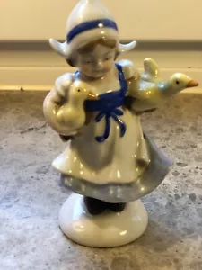 Gräfenthal Porzellan Figur Holland Mädchen - Bild 1 von 4