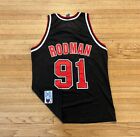 Chicago Bulls Dennis Rodman Champion Jersey Mens 44 L Vintage 90’s Black EUC