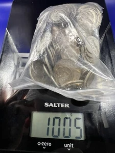 Pre 1947 British .500 Silver 1 Kilo Mixed Coins Nice Condition Silver Investment - Picture 1 of 3