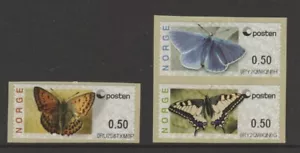 2008 NORWAY ATM 11 - 13 Ganket - Butterflies - Majorstua - Oslo - Mint - Picture 1 of 1
