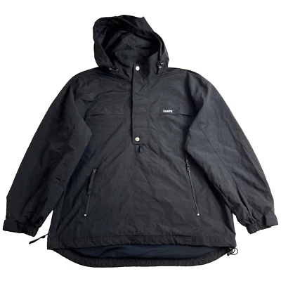 Chaps Ralph Lauren Jacket Mens Large Windbreaker Pullover Hooded 1/4 Zip Snap - Image 1 of 4