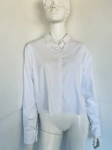 Rag & Bone New York White Front & Back Buttons Blouse Top Size M - Picture 1 of 4