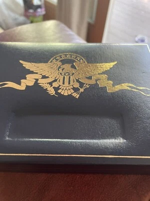 2000 5 piece 24 kt. Gold plated U.S. coin year set - Image 1 of 3