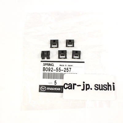 Juego de clip de resorte de panel central MAZDA 93-09 MX-6 CX-7 RX-7 FD3S genuino B092-55-257 Foto 1 de 3