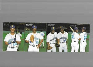 KEN GRIFFEY JR & SR. 1991 MÜTTER KEKS SET AUF EINER UNGESCHNITTENEN TAFEL MIT 4 KARTEN - Bild 1 von 2