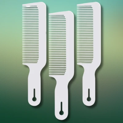 Cortapelos Scalpmaster 8,75 pulgadas Peine mezclador peine peines de corte barbero blanco 3 piezas Foto 1 de 4