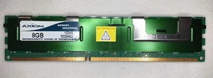 Axiom D35173 8 GB (1 x 8 GB) DDR3 1066 Mhz 240 pin ECC memoria server RAM - Foto 1 di 2