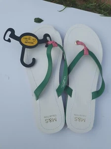 Marks And Spencer M&S Flip Flops Sandals. UK Size 5-6 - Picture 1 of 2