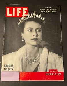 LIFE MAGAZINE - February 18, 1951 QUEEN ELIZABETH Cover - Imagen 1 de 10