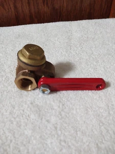 New 1/2" NPT 200 WOG Quick Opening Gate Valve Brass Lever Operated BR01041419 - Picture 1 of 6