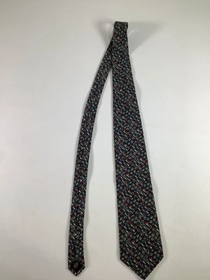 Corbata de vestir de microfibra multicolor Irvine Park para hombre usada en excelente estado Foto 1 de 4